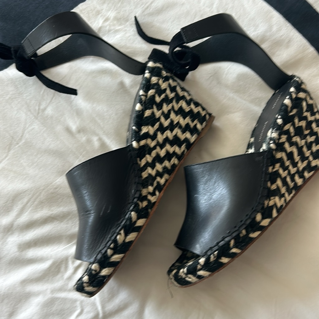 Proenza Schuler Black-And-White Wedges